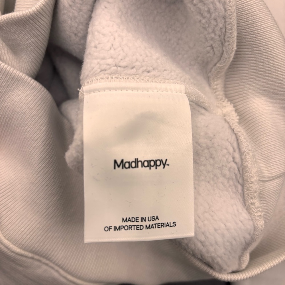 NWT Madhappy Graphics 3 Fleece Crewneck 2024 Crown Cream Pink Blue Medium‎ - Picture 8 of 9